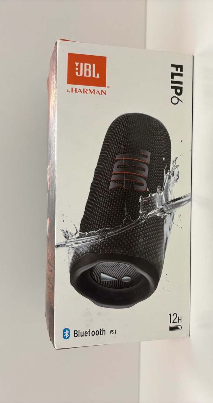 JBL Flip 6 Portable Waterproof Bluetooth Speaker - Black